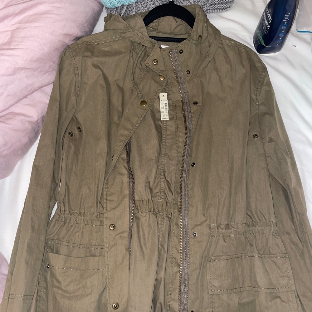 Madewell Green Rain Jacket
